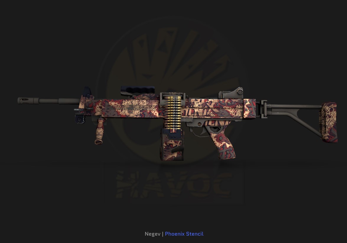 NEGEV Phoenix Stencil