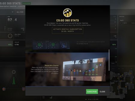 CS:GO 360 Stats: Un nuevo servicio de pago para Counter Strike