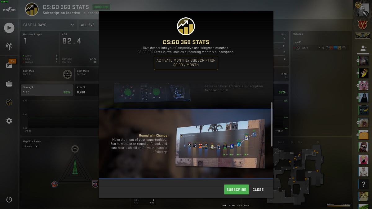 CS:GO 360 Stats : Un nouveau service payant sur Counter Strike - 2026 ...